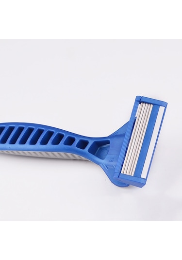 Sones 1 Set Beş Katmanlı Paslanmaz Çelik Erkek Tek Kullanımlık Manuel Jilet İndüksiyon Döner Kesici Kafa