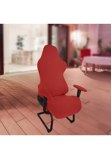 Suntek Dönen Sandalye Uzanmış Yarış Oyun Koltuğu Için Kırmızı