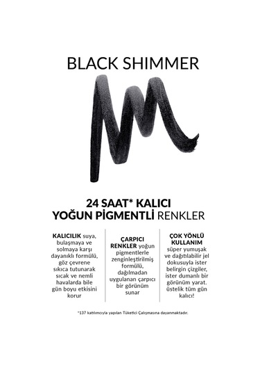 Power Stay Jel Eyeliner Black Shimmer 0