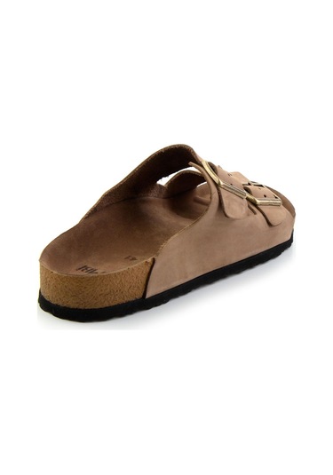 Vizon Leather Erkek Terlik E04502010001 Vizon