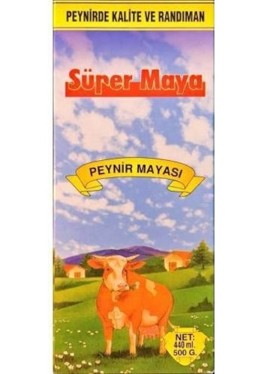 Süper Maya Peynir Mayası 24 x 500 G