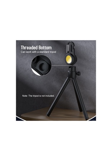 Mini Anahtarlık Feneri Led Anahtarlık Işık Lamba 180 Derece Dönen Şarj Edilebilir Mıknatıslı Çalışma Işığı Şişe Açacaklı Siyah