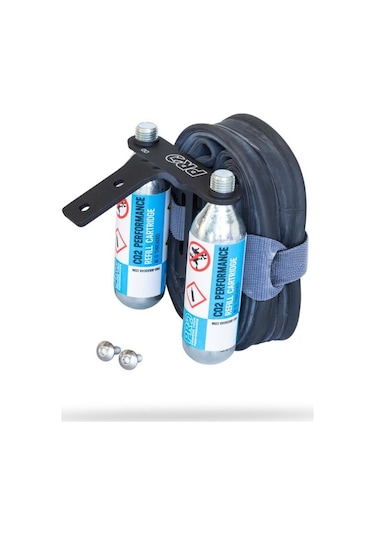 Pro Sele Bağlantılı Co2 Tüpü ve Lastik Taşıma Aparatı Siyah