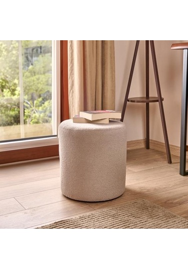 Just Home Teddy Puf - Gri - 42x38x38 Cm Gri