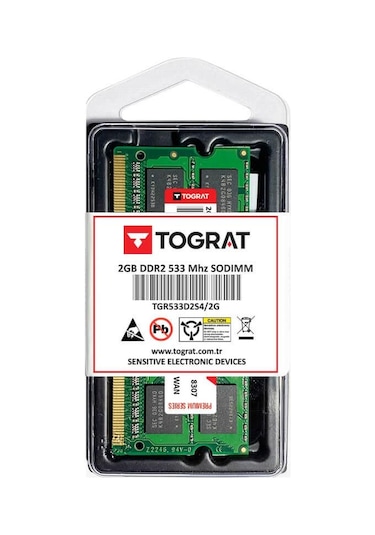 Tograt TGR533D2S4/2G 2 GB DDR2 533 Mhz CL4 Notebook Ram Bellek