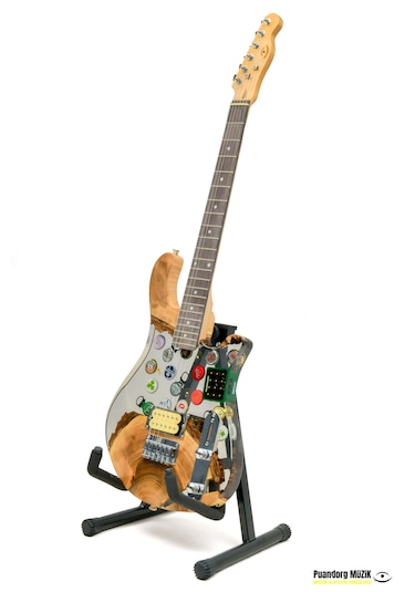 Elektro Gitar Custom Epoksi & Yıllanmış Ağaç Kişiye Özel Natural