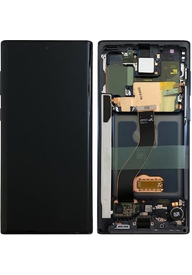 Samsung Galaxy Note 10 N970f İle Uyumlu Oled Ekran Dokunmatik Siyah