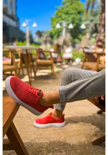 Ch173 - Kbt Velluto Erkek Ayakkabı Kırmızı Çok Renkli Ch173 - Kbt Velluto Erkek Ayakkabı Kırmızı Çok Renkli