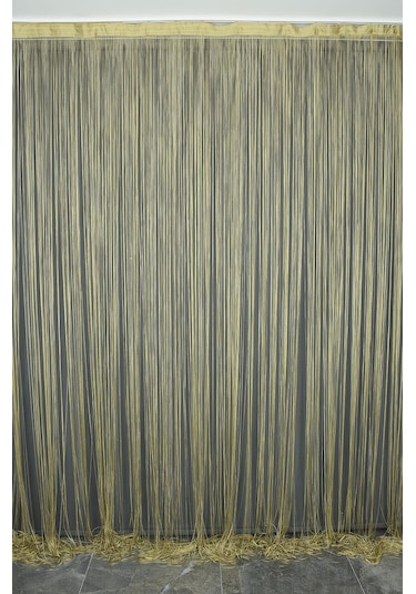 İP PERDE ZİNCİR GOLD RENK 300 x 280 CM Altın