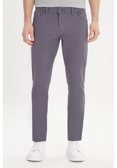 AC&Co / Altınyıldız Classics Slim Fit Dar Kesim Pamuklu Esnek Chino Erkek Pantolon Antrasit AC&Co / Altınyıldız Classics Slim Fit Dar Kesim Pamuklu Esnek Chino Erkek Pantolon Antrasit