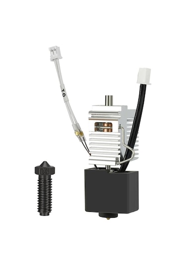 Anycubic Kobra 3 Full Hotend Seti Soğutucu Gövde Dahil Sertleştirilmiş Çelik Nozzle