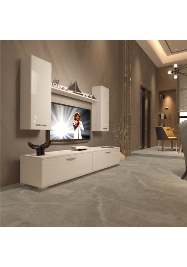 Decoraktiv Eko 7 Slm Std Tv Ünitesi Tv Sehpası Beyaz