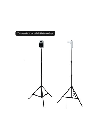 Lemestar Sıcaklık Ölçer İçin 1.6m Çelik Tripod, Siyah, 1/4 Vida Açılımlı, Halka Mekanlar İçin Stüdyo/canlı Yayın/ Fotoğraf Tripodu