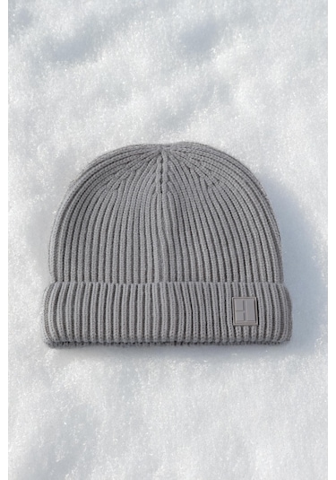 Bej Düz Örgü Bere 323024etc001 006 Bej