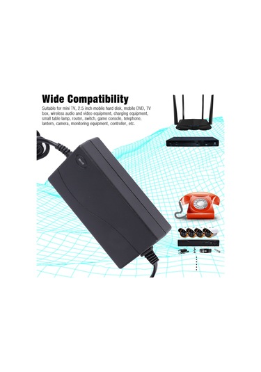 Xindoker 12v 6a Güç Adaptörü Abd Standartı - 100-240v Geniş Voltaj, Çoklu Koruma, Yüksek Verim - Router, Oyun Konsolu, Kameralar İçin