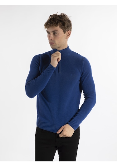 Trussardi Erkek Kazak TRRD003629 Mavi