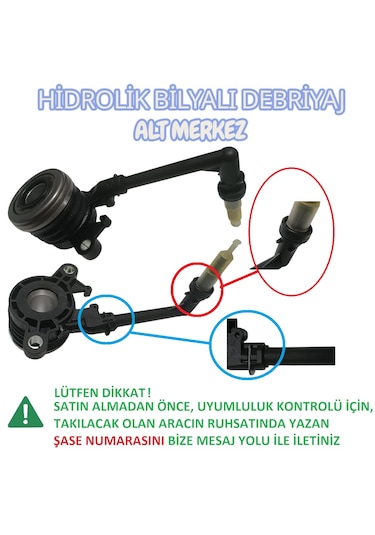 Renault Kadjar Kango Koleos Modus Hidrolik Debriyaj Rulmanı Rulman -