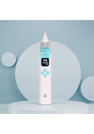 Uıowoo Bebek Burun Aspiratörü Elektrik Ve Şarj Edebilir Nazal Temizleme Cihaz Yenidoğan Ve Bebekler Mavi