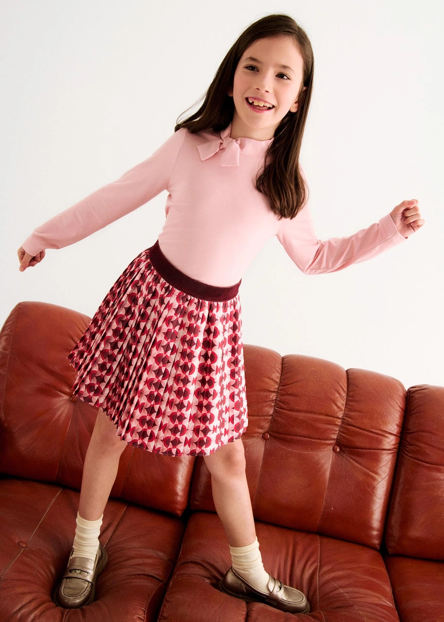 Mayoral Abel&lula Kız Çocuk Pileli Etek Kırmızı