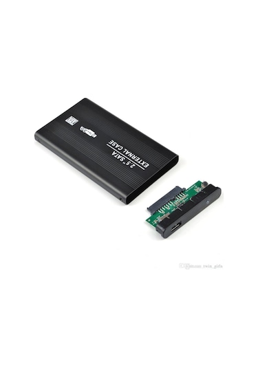 2.5 Hdd Kutusu Usb 3.0 Hardisk Kutusu Metal Gövde Harici Kutu - Siyah