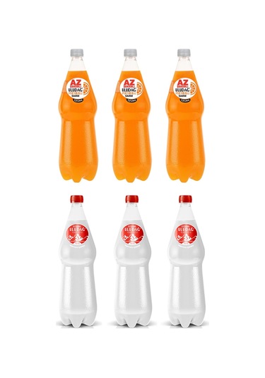 Uludağ Efsane Portakal Ve Gazoz 1500 Ml 6 Lı Karma Paket