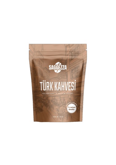 Saggezza Öğütülmüş Türk Kahvesi 1 Kg Kavrulmuş Öğütülmüş
