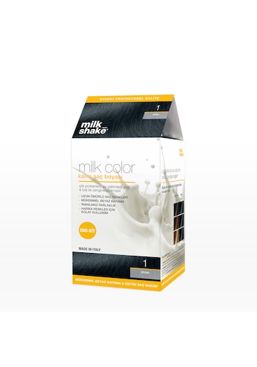Milk Shake Milk Color Eko Kit Saç Boyası Siyah -1 Köpüksüz