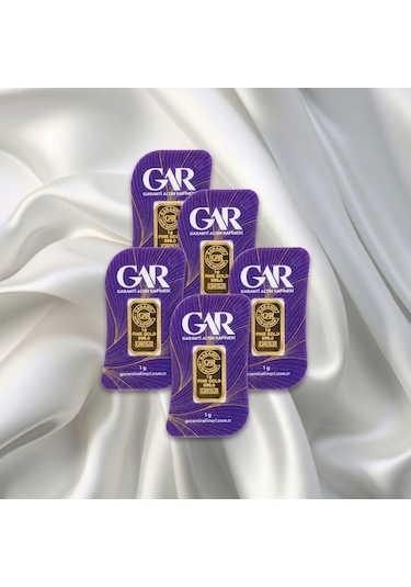 5 Adet 1 Gr 24 Ayar Gram Altın