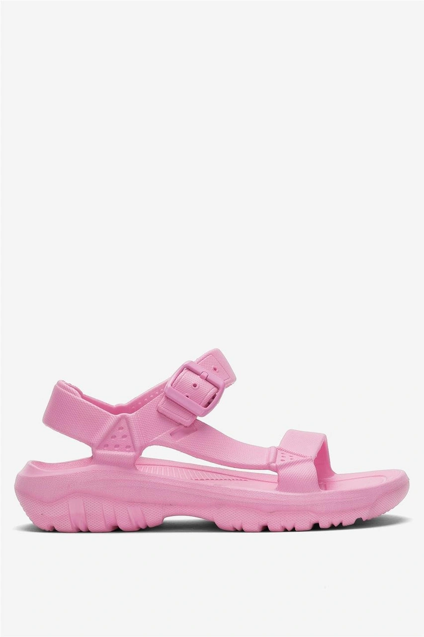 Unisex Eva Spor Kaymaz Yürüyüş Sandaleti Pembe Pembe