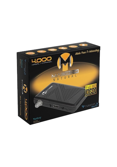 Magbox Natural Full Hd Usb Mini Hd Uydu Alıcısı Tkgs'Li