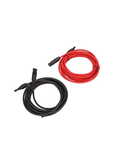 Aubyhe 12awg Güneş Paneli Kablosu, 2 Metre Uzatma Kablosu, Fosfat Sistem Bağlantı Adaptörü, Ip68 Koruma, Güvenli Ve Dayanıklı