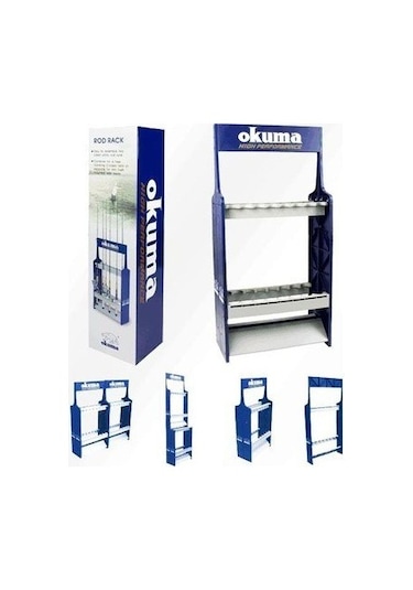 Okuma Plastic Rod Rack Kamış  Standı