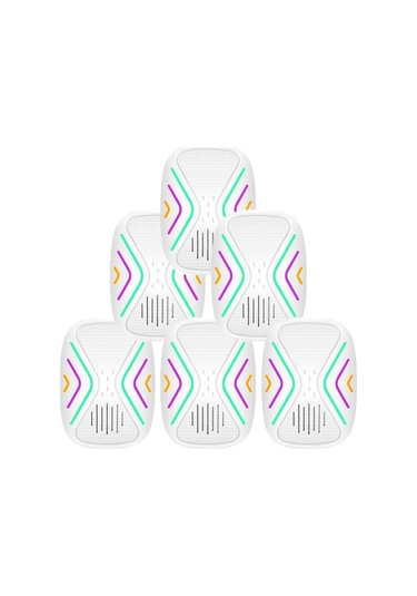 Xuweiwei 6 Adet Hotu Ultrasonik Kemirgen Kovucu Cift Frekansli Fare Kovucu Ev Garaj Dukkan Icin