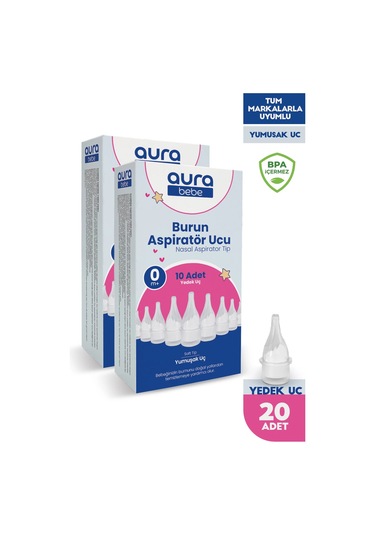 Nazal Burun Aspiratörü Yedek Uç 20 Adet