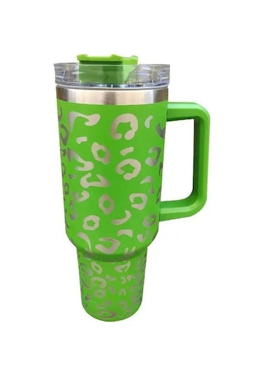 Meadow 304 Paslanmaz Çelik Araba Termosu 40 Oz - Isı Ve Soğuk Koruma Sarı - Turkuaz 1 L Sarı - Turkuaz