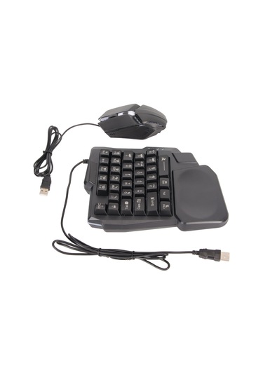 Android Harmony İos 10.0 13.3 İçin Yarım El Oyun Klavyesi Ve Fare Kombinasyonu Kablolu Dönüştürücü