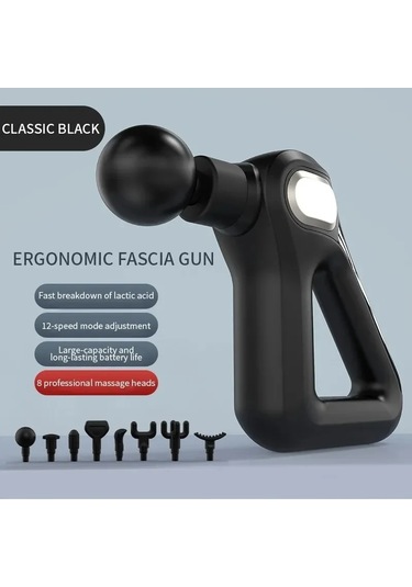 Gri Lcd Sporcu Egzersiz Masaj Aleti 8 Başlıklı Kh - 750 4741 Açık Mavi