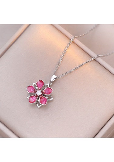 Bayan Kolye: Moda Estetiği Titanyum Çelik Kolye No.221 Çok REnkli