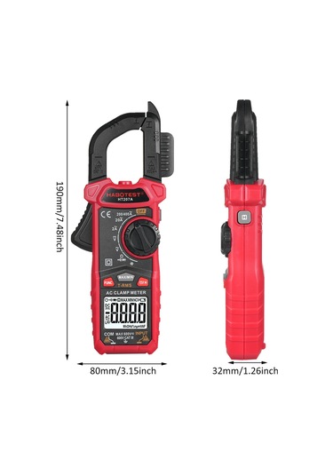 Habotest Ht207a 2000 Sayım Dijital Pens Metre Multimetre E24626-1