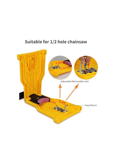 Symbee "taşınabilir Zincirli Testere Bileme Aleti - Hızlı Ve Pratik Zincir Bileme Sistemi Abs Plastik "