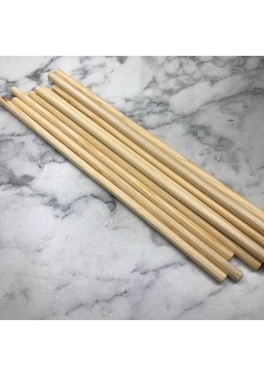 Bambu Ahşap Maket Çubukları 5 Mm 20 Cm 200 Adet