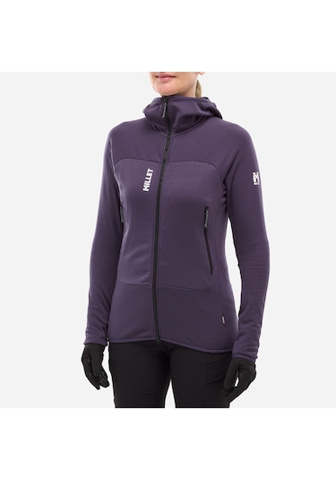 Millet Fusıon Grıd Kadın Polar Kapşonlu Ceket Mıv9032 N9332 Mor