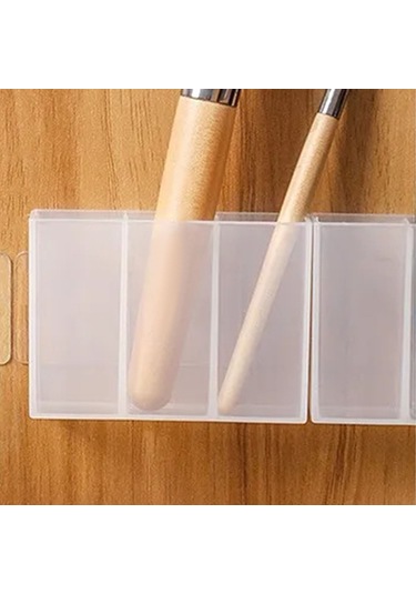 Vkemall Üç Bölmeli Şeffaf Duvarlı Depolama Kutusu - Deliksiz Yapıştırıcı İle Ev Ve Banyo Gereçleri Düzenleyici Diğer Vkemall Üç Bölmeli Şeffaf Duvarlı Depolama Kutusu - Deliksiz Yapıştırıcı İle Ev Ve Banyo Gereçleri Düzenleyici Diğer