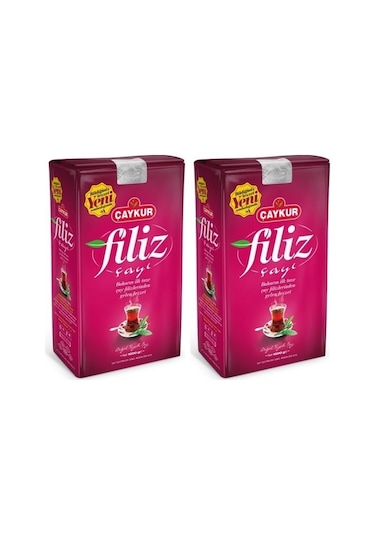 Çaykur Filiz Çayı Siyah Çay 2 x 1 KG