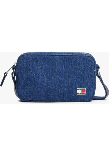 Tommy Jeans Tjw Cool Denim Kamera Kadın Çanta Aw0aw178741af Mavi