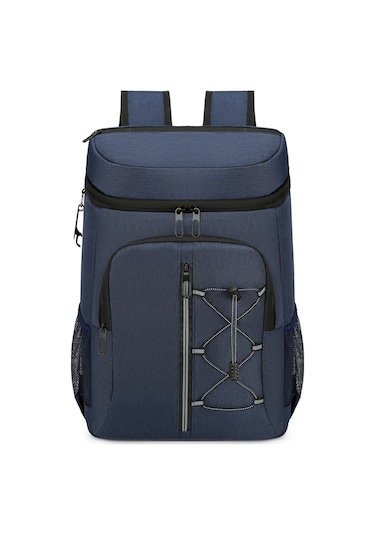 Yalıtımlı Soğutucu Sırt Çantası Rahat Yumuşak Soğutucu Y29144bl Mavi