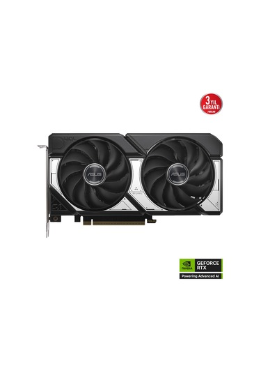 Asus Dual-rtx5060tı-o8g, 8gb, 128bit, Gddr7, 1xhdmı, 3xdp Gamıng Ekran Kartı