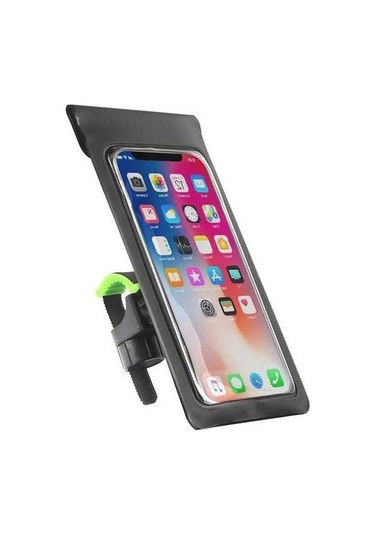 Ebitda Outdoor Bike Phone Mount, Waterproof, Black-green, For 3.5-7 Phones, 360 Rotation, Secure, Sanbuyos Siyah - Yeşil