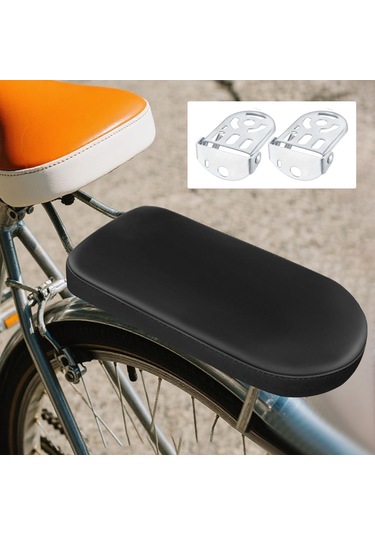 Suntek Bisiklet Arka Koltuk Minderi Hafif 30x15x3.5cm Basit Siyah
