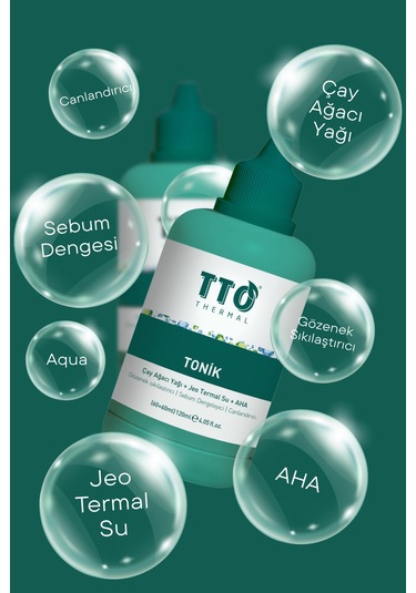 Yüz Toniği 120 Ml Arındırıcı & Gözenek Sıkılaştırıcı Çay Ağacı Yağı / Tea Tree Oil